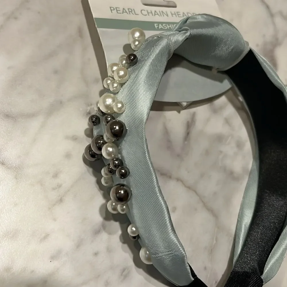 FASHION PEARL CHAIN HEADBAND